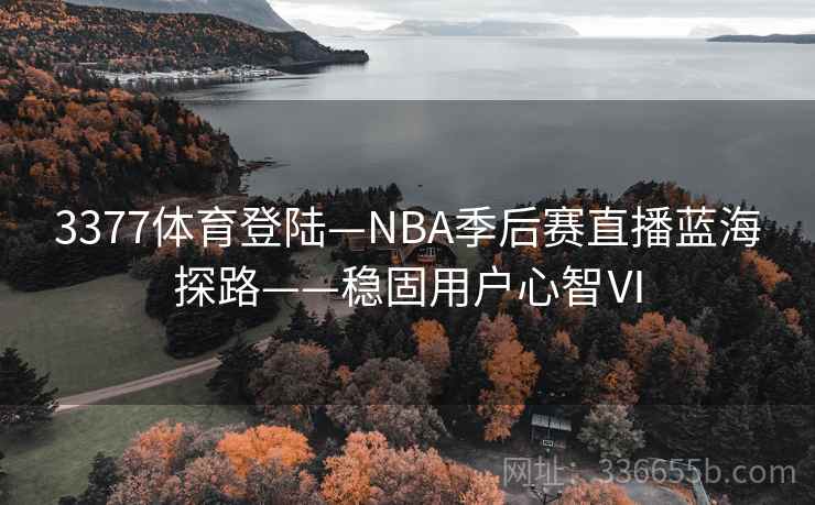 3377体育登陆—NBA季后赛直播蓝海探路——稳固用户心智Ⅵ