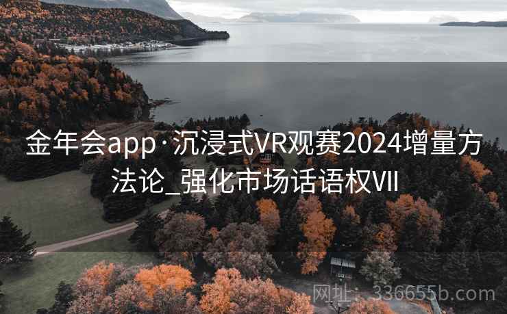 金年会app·沉浸式VR观赛2024增量方法论_强化市场话语权Ⅶ