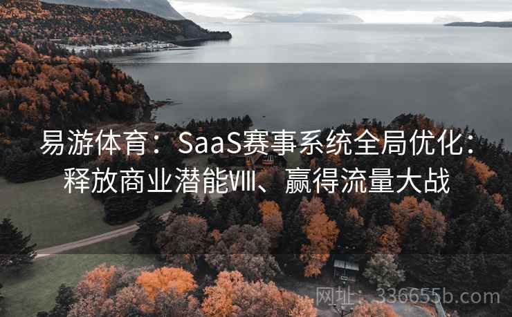 易游体育:SaaS赛事系统全局优化:释放商业潜能Ⅷ、赢得流量大战 易游体育:SaaS赛事系统全局优化:释放商业潜能Ⅷ、赢得流量大战
