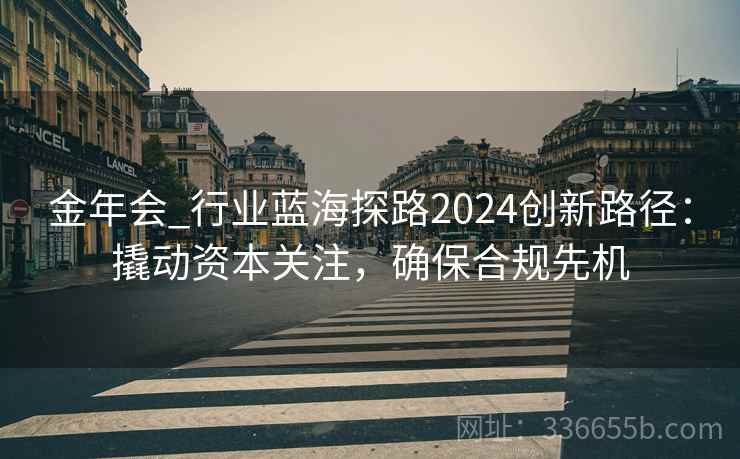 金年会_行业蓝海探路2024创新路径：撬动资本关注，确保合规先机